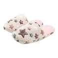 thumbnail image 6 of YLYL House Slippers for Women Cute Star Fuzzy Slippers Fluffy Cozy Plush Bedroom Shoes Indoor Outdoor Slippers, 6 of 9