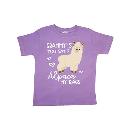 

Inktastic Grammy s You Say Alpaca My Bags Gift Toddler Boy or Toddler Girl T-Shirt