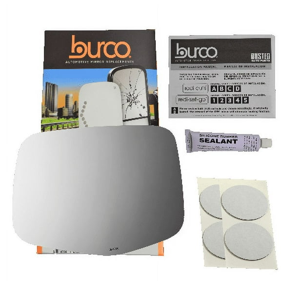 Fits 11-13 Odyssey Left Driver Mirror Replacement Glass Lens, Comes with Adhesive, USA