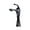 SLT086LB, variant on Basin Faucet Black And Chrome Bathroom Sink Faucet, Single Handle Basin Taps Deck Wash Hot Cold Mixer Tap Crane