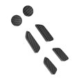 thumbnail image 3 of Car Electric Seat Adjustment Button Cover For Model 3/Model Y Set of 6, 3 of 5