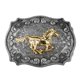 thumbnail image 1 of Vintage Western Belt Buckle Long Horn Bull Belt Buckle Metal Belt Buckle For Men Cowboy Big Cowboy Belt Buckle Bull Head, 1 of 4