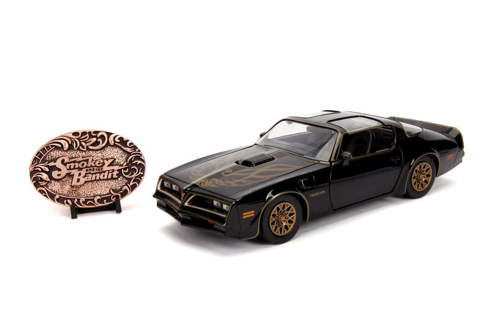 Jada 30998 1/24 Pontiac Trans Am Firebird Smokey and The Bandit With Belt Buckle for sale online 