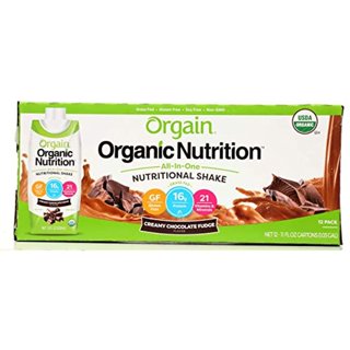 Orgain Organic Nutrition 16g Grass-Fed Protein Shake, Creamy Chocolate  Fudge (11 fl. oz., 12 pk.) - Sam's Club
