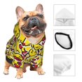 thumbnail image 3 of Balery Chicken Cartoon Sudadera con Capucha para Perros Pequeños – Ropa para Mascotas, Disfraz para Perros y Gatos, Ideal para Fiestas y Cosplay-Large, 3 of 7