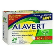 Alavert Allergy Relief Non-Drowsy Loratadine Disintegrating 60 ct,6-Pack
