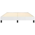 thumbnail image 4 of vidaXL Bed Frame White 137x190 cm Full Faux Leather, 4 of 7