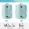 thumbnail image 3 of Mochila de viaje Sinaliy Large, 40 L, impermeable para mujer, 17 pulgadas, 3 of 9