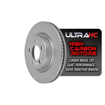 UltraHC Coated High Carbon Brake Rotor, Front UR002047, Land Rover Range Rover Sport 2009-2006