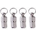 thumbnail image 1 of Stainless Steel Anti-Lost Pet ID Tags 4 Pack Personalized Tags, 1 of 7