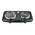 thumbnail image 3 of Mainstays HP202-U21 Electric Double Burner - Black, 3 of 5