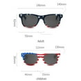 thumbnail image 7 of Janrevotw 1 Pieces American Flag Sunglasses, Independence Day 4th Of July Accessories, 4th Of July Party Home Furnishings, Rice Nails New Flag Sunglasses, 7 of 7