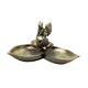 thumbnail image 3 of Bandeja de almacenamiento con forma de estatua de ardilla, manualidades, organizador pequeño y novedoso, figura de resina para armario, centro de mesa bronce, 3 of 8