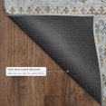 thumbnail image 6 of Addison Rugs Mayfield Premium Machine Washable Traditional Floral Silver Rectangle Rug, 10' x 14', 6 of 8