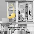 thumbnail image 2 of Barbie Yellow Swing Chair Dollhouse Accessories, 2 of 5