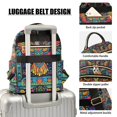 thumbnail image 3 of FORMRS Mini Backpack Purse for Women Quilted Travel Daypack Casual Shoulder Bag, Abstract Eagle, 3 of 7
