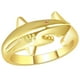 thumbnail image 2 of Ring de tiburón Ajustable ANILLO ABIERTO Tema marino Joyería para mujeres para mujeres, 2 of 5