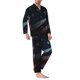 thumbnail image 2 of Fotbe American Flag Waving Print Pijama de Hombre con Estampado de Manga Larga, Conjunto de 2 Piezas, Ropa de Dormir Suave y Cómoda con Bolsillos-XX-Large, 2 of 7