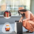 thumbnail image 5 of JAGASY Firefighter Funeral Urns for Ashes Keepsake, Orange Small Urn for Ashes Adult Male, Orange Clouds Decorative Urns for Daughter, Mini Memorial Cremation Urn for Son, (3 Inch), 5 of 7