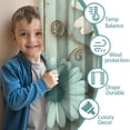 thumbnail image 3 of Blackout Kids Curtains,Daisies and Butterflies Childrens Insulated Curtains Set Of 2,Bedroom Essentials,Toddler Room Decor 42x54in(106x137cm), 3 of 4