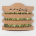 thumbnail image 4 of 3-Piece Colorful Natural Stone Bead Bracelets - Perfect for Women's Jewelry Gifts!, 4 of 5