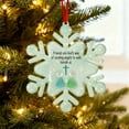 thumbnail image 6 of ToyKingdee Religious Friendship Snowflake Sea Glass Ornament，Handmade Sea Glass Ornaments, Christmas Tree Snowflake Decorations,Seas Glass Art Pieces to Give As Gifts to Close Friends., 6 of 8
