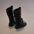 thumbnail image 5 of Tkrady Girls Boots Autumn Winter New Casual Lightweight Fashion Long Leather Boots, Sizes 4-12 Years, 5 of 7
