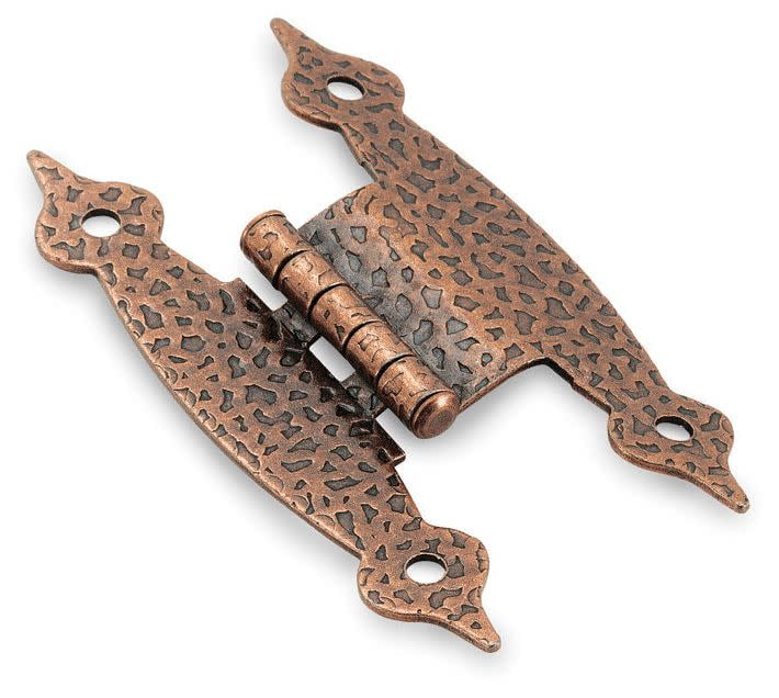 ANTIQUE COPPER COLONIAL HINGES