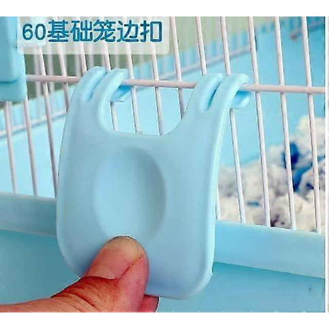 8pcs Rabbit Cage Clips Wire Cage Buckles Small Pet Cage Fastener Cage Buckle for Small Pets Pet Cage Clips Parts Cage Fastening Clamp Cage Fixed Clamp