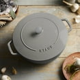 thumbnail image 4 of Staub Cast Iron Essential French Oven, Dutch Oven, 5-quart, serves 5-6, Made in France - Graphite Grey, 4 of 8