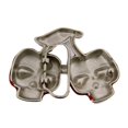thumbnail image 2 of Cherry Cherries Red Belt Buckle Men Women Metal Skull Skeleton Gothic Tattoo Men, 2 of 2
