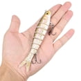 thumbnail image 4 of Cebos TARUOR 140mm Multi articulado Swimbait realista 8 segmentos pesca Swimbait Minnow señuelos art Taruor Cebos, 4 of 7