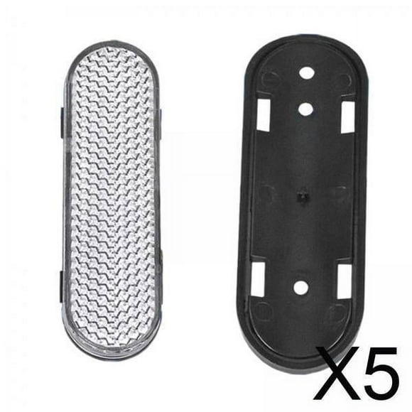 Colaxi 5xElectric Scooter Rear Wheel Reflective Cover Scooter Wheel Hubs Cap Replaces