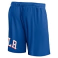 thumbnail image 3 of Men's Fanatics Royal Philadelphia 76ers Free Throw Mesh Shorts, 3 of 3