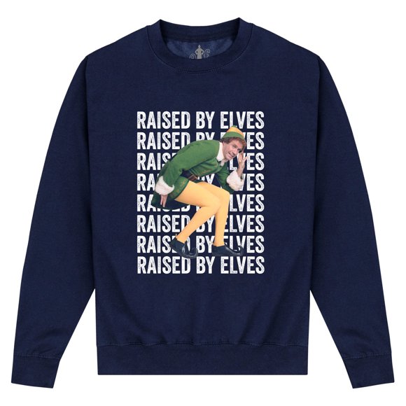 Elf Adult Raised By Elves Sweatshirt