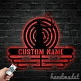thumbnail image 3 of Handmadetneonsign Archery Medal Hanger Metal Wall Art Light, Archery Metal Sign Wall Decor, Archery Player Metal Decor, 3 of 5