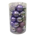 thumbnail image 1 of 40mm Christmas  Tree Ball Bauble Hanging Home Party Ornament Decor Dark Purple, 1 of 3