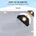 "Heavy Duty Waterproof Tarps, 10""X 12"", 16 Mil, UV & Weatherproof