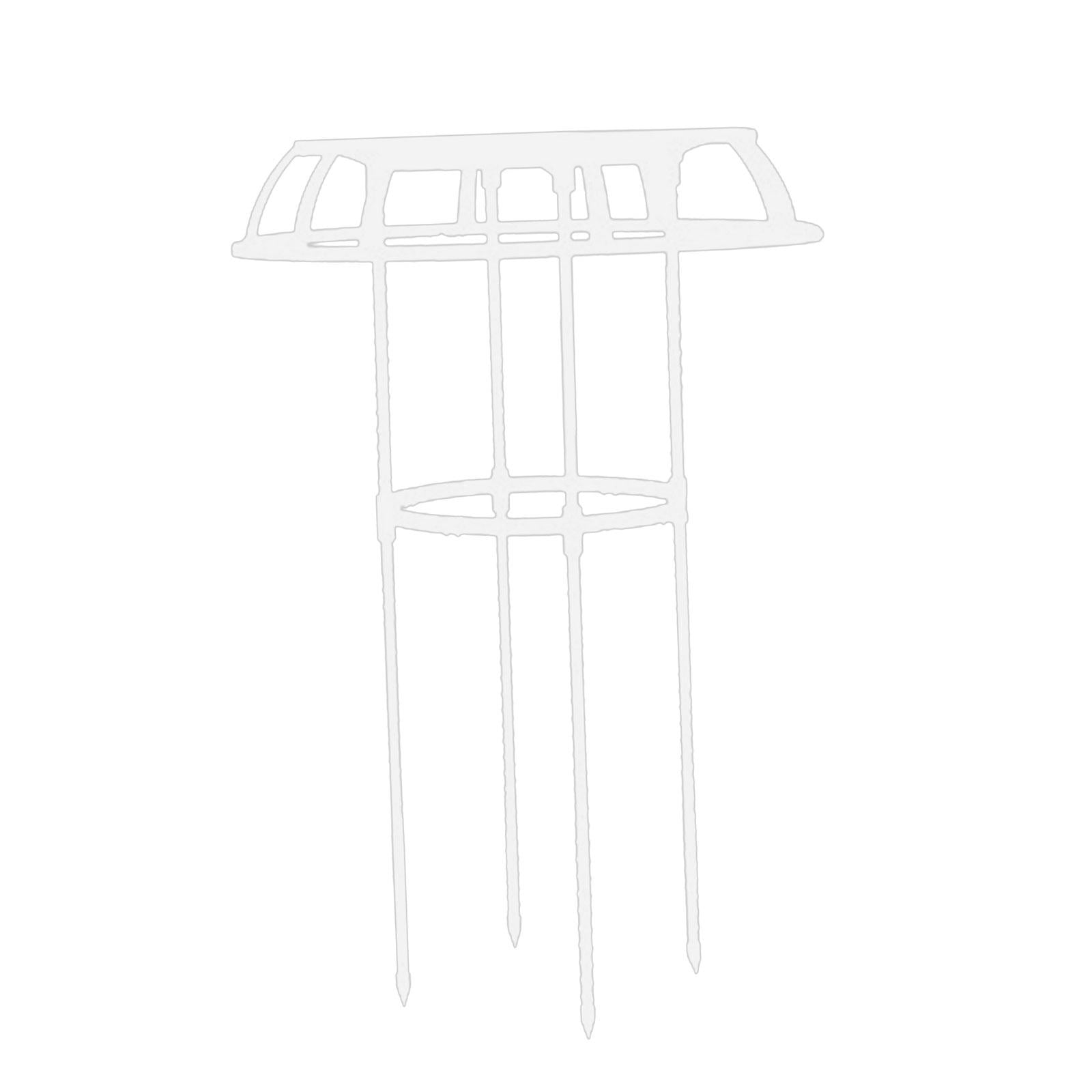 figatia Garden Trellis Plant Support Trellis Decorative Sturdy Tomato Cage,Metal Plant Trellis for Flowers Vines Cucumbers Vegetables 75x50cm