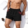thumbnail image 6 of DDAPJ pyju Men's Running Shorts Gym Athletic Workout Shorts Drawstring Waist Bodybuilding Training Shorts Lightweight 3 Inch Sports Shorts with Zipper Pockets Black XL, 6 of 7