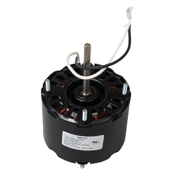 Open Ventilated Motor, Shaded Pole, Ball Bearing CCWSE, 115V, SM121, D121, 82121