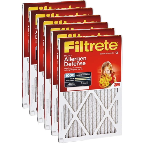 3M Filtrete Air Filter 20" X 30" X 1" Fiberglass MERV 11, 20 x 30 x 1