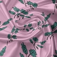 thumbnail image 7 of Ambesonne Nature Valance & Curtain, Digital Leaves and Branch, 55"x30", Soft Pink Teal, 7 of 7