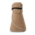 thumbnail image 6 of Fashion Women's and Girl's roll-up Summer Bow Tie Straw Visor Sun Hat, 6 of 6