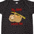 thumbnail image 4 of Inktastic My Mimi Loves Me Sloth Boys or Girls Baby Bodysuit, 4 of 5