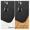 thumbnail image 4 of Corduroy Heavy Duty Office Chair Mat for Carpet & Hardwood Floors, Tri-Fold Floor Mat, Desk Chair Mat for Carpeted Floors and Hardwood Floor for Home Office Dark Grey, 4 of 6