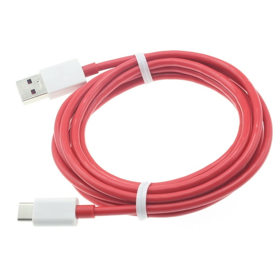 6ft USB-C Cable for Kyocera DuraForce Pro 3 Phone - Red Charger Cord Power Wire Type-C X5O Compatible With DuraForce Pro 3 (2023) Model