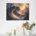 thumbnail image 6 of Balery Mythical Serpent Mountain Sunrise Pattern Canvas Decorative Picture – 30x40in Premium Wall Art, Modern Canvas Print for Home Decor（Horizontal）, 6 of 6
