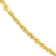 thumbnail image 2 of 10K Yellow Gold 30" 4.40mm D/C Rope Chain Necklace w/ Lobster Lock - Women, 2 of 4