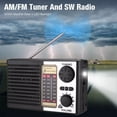 thumbnail image 4 of Portable Radio MP3 Player Digital Sound Multifunctional Full Band With Memory Card Slot And Solar Powered Emergency Radio, 4 of 9